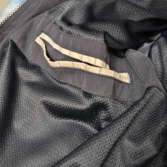 London Fog Mens Black Zipped Pockets Collared Full-Zip Bomber Jacket Size XL - Picture 4 of 9